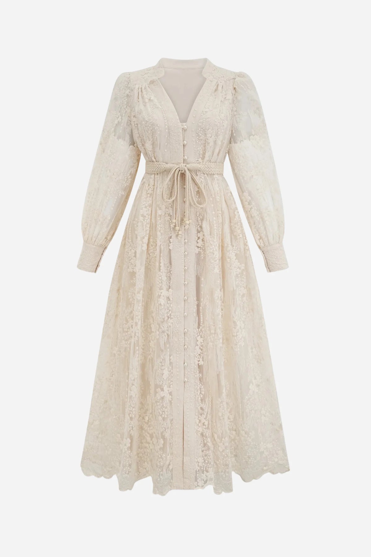 French Embroidery Dress