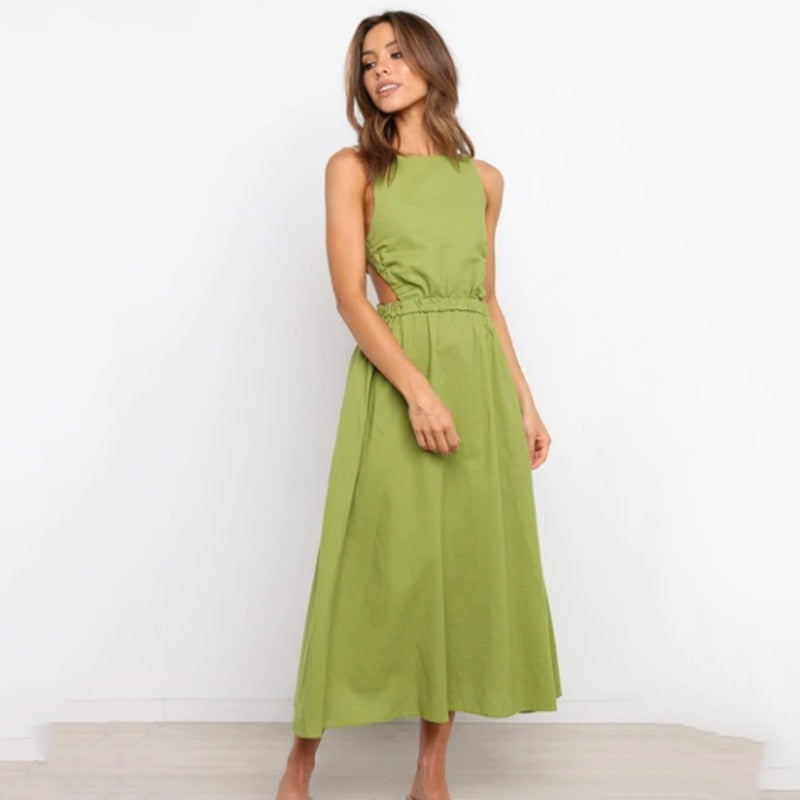 Amanda Backless Dress