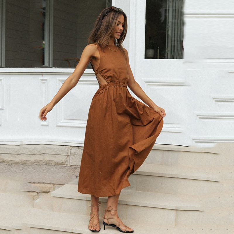 Amanda Backless Dress