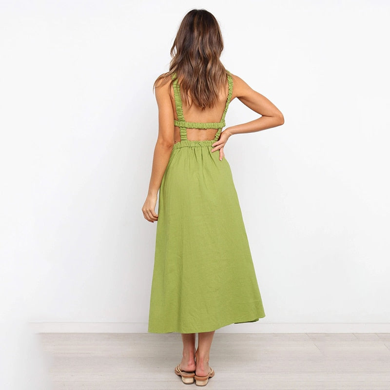 Amanda Backless Dress