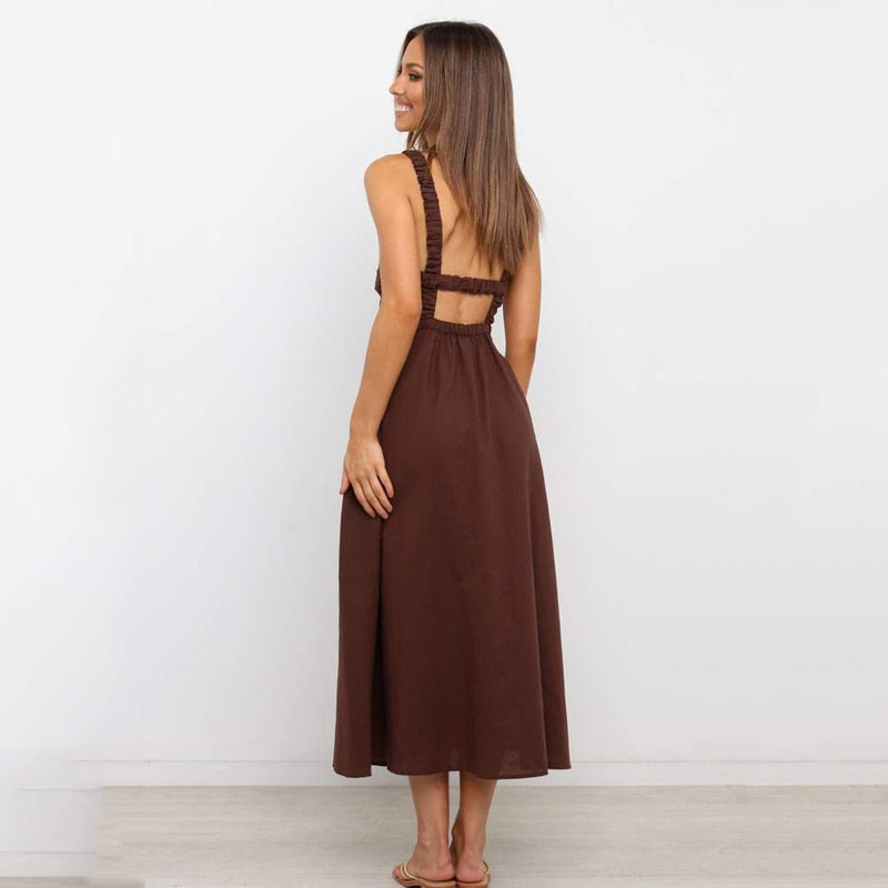 Amanda Backless Dress