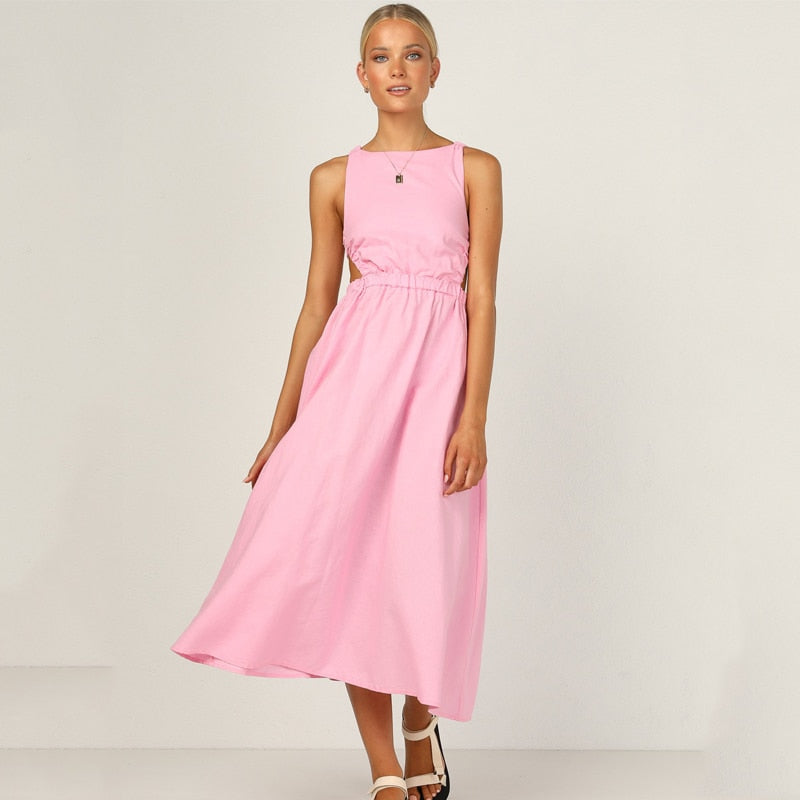 Amanda Backless Dress