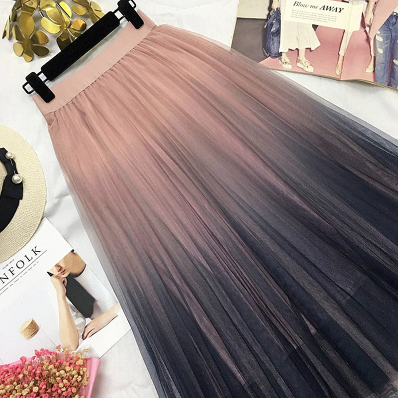 CIARE Long Tulle Skirts