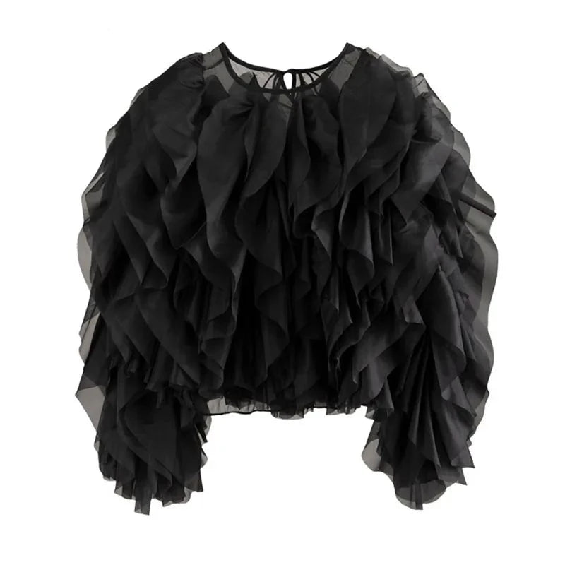 KALARA Ruffle Shirt