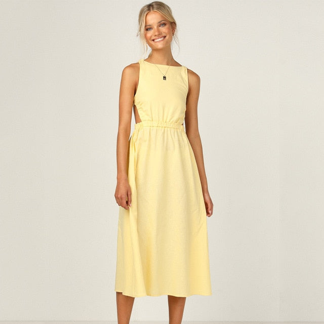 Amanda Backless Dress