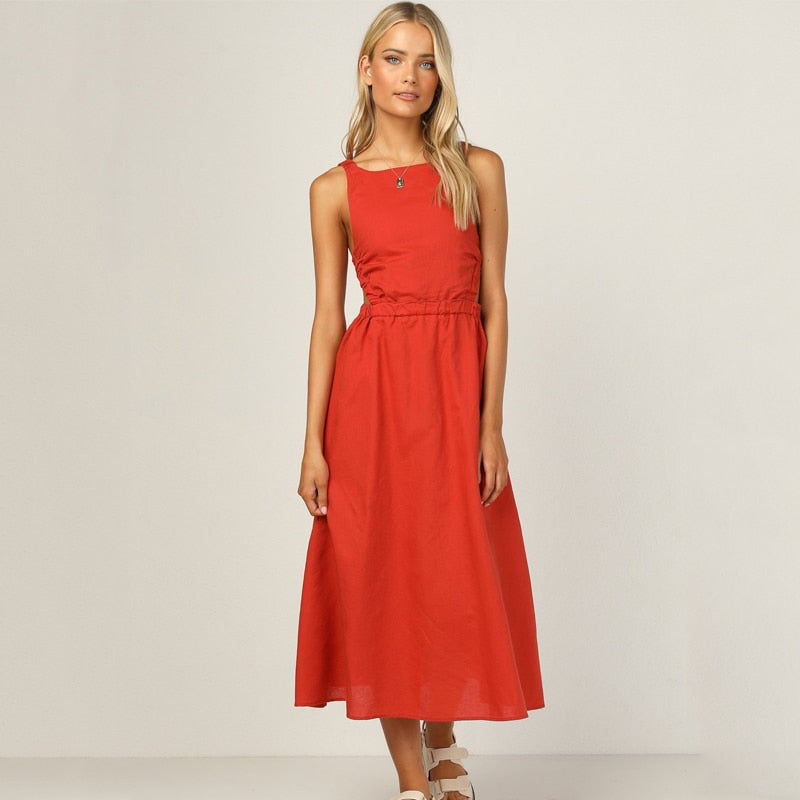 Amanda Backless Dress