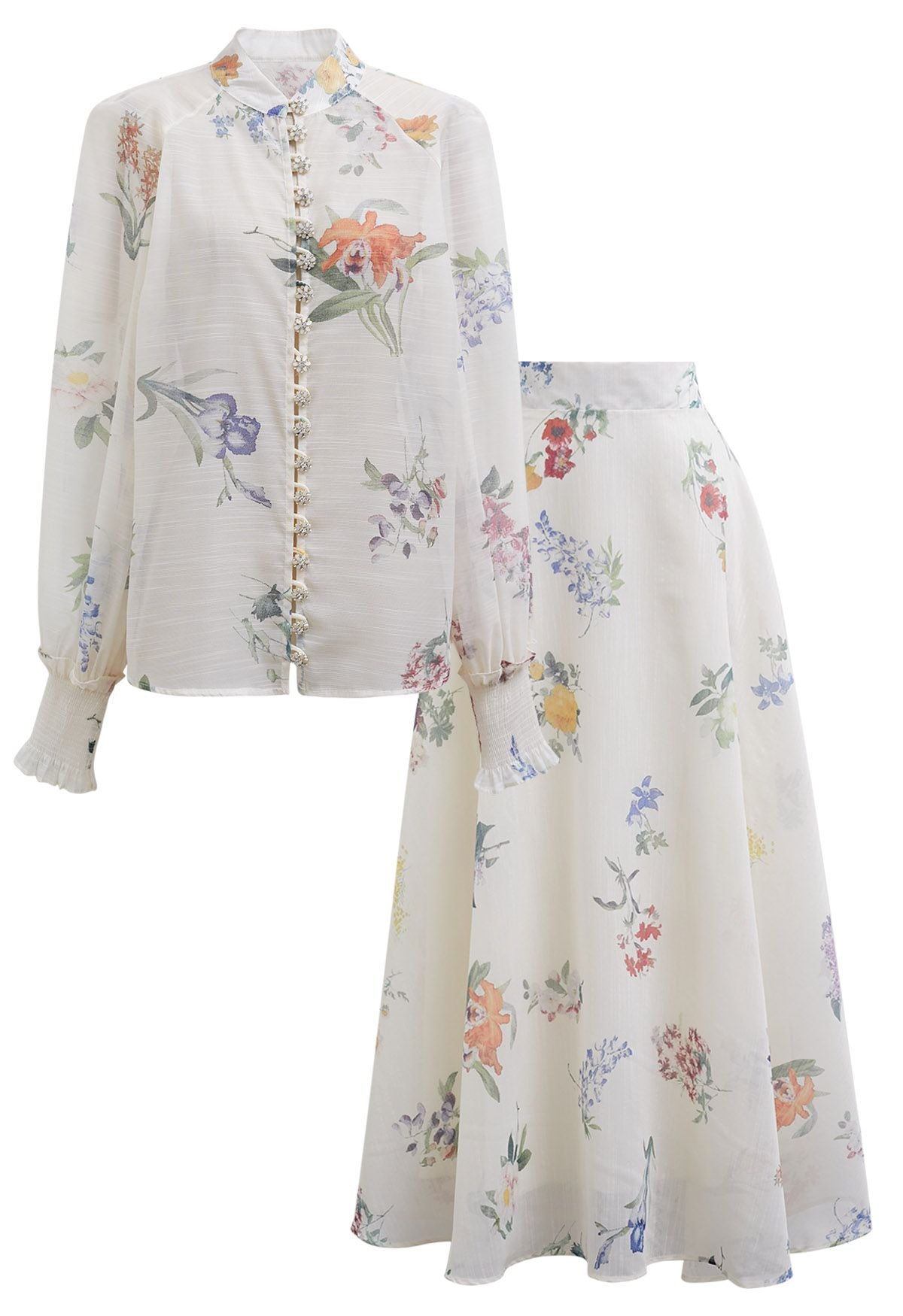 Floral Two Piece Set
