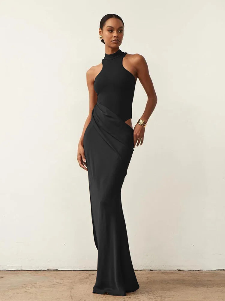 Juiana Satin Maxi Dress
