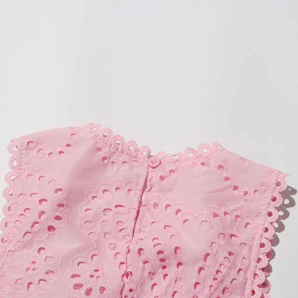 Embroidered Two Piece Set