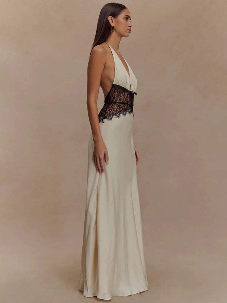 lorelei maxi dress Lorelei Backless Maxi Dress Blue / S