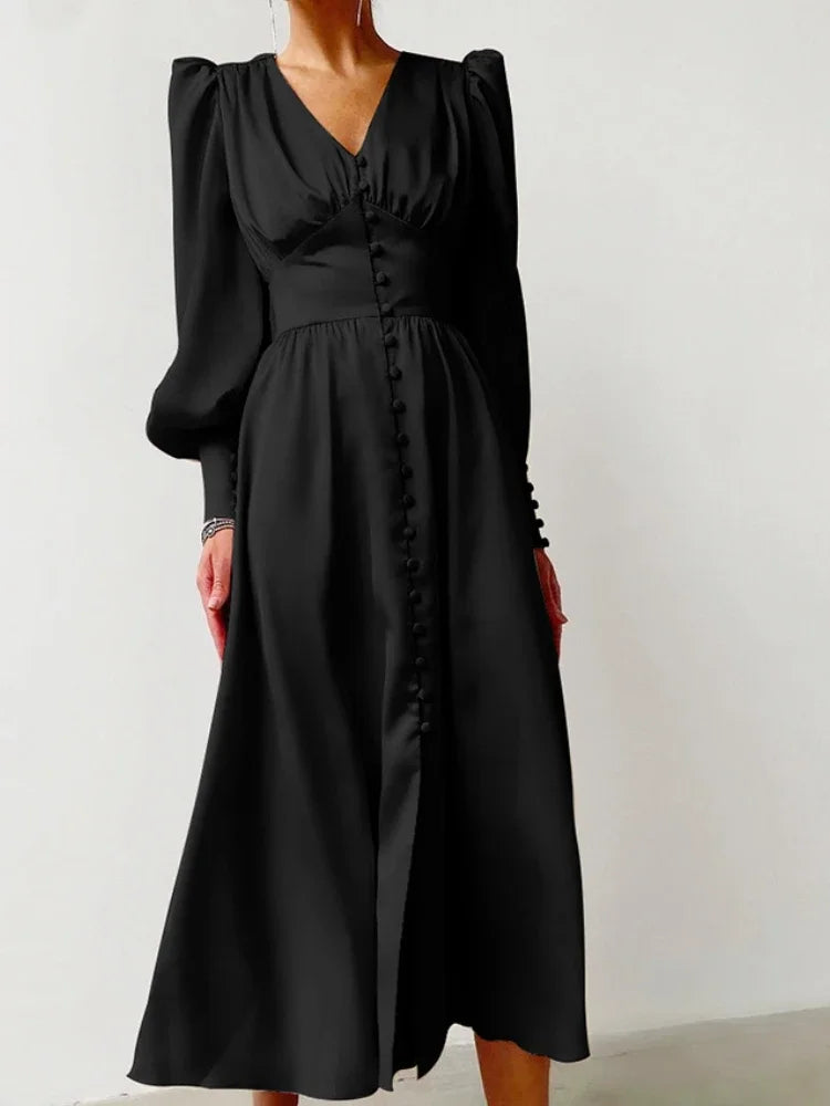 Khalesia Single Breasted Dress