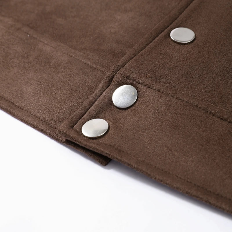 Retro Brown Suede Jackets