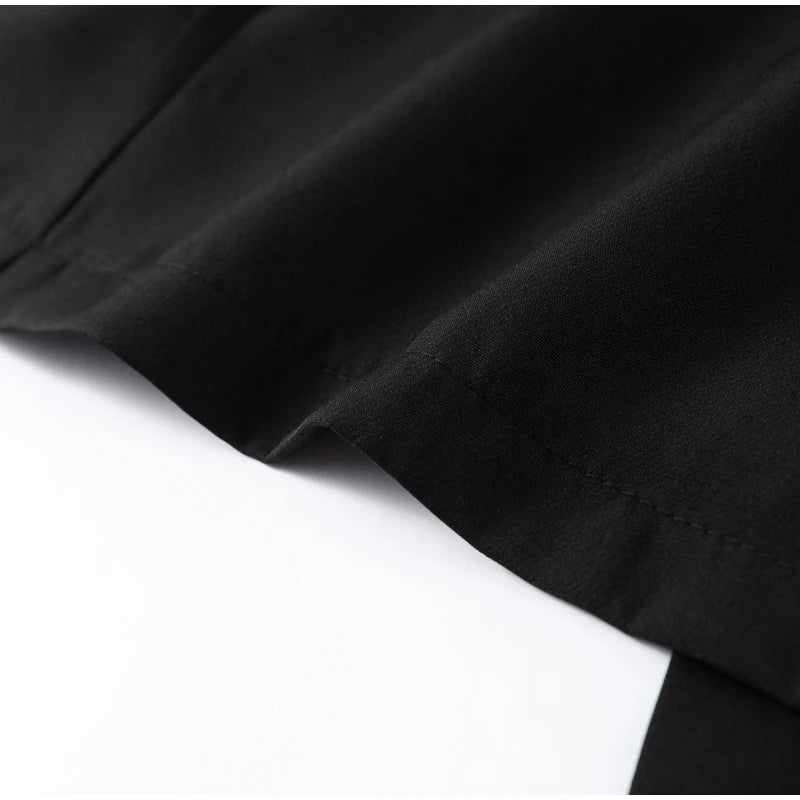 Meski Black Sleeveless Midi Dresses