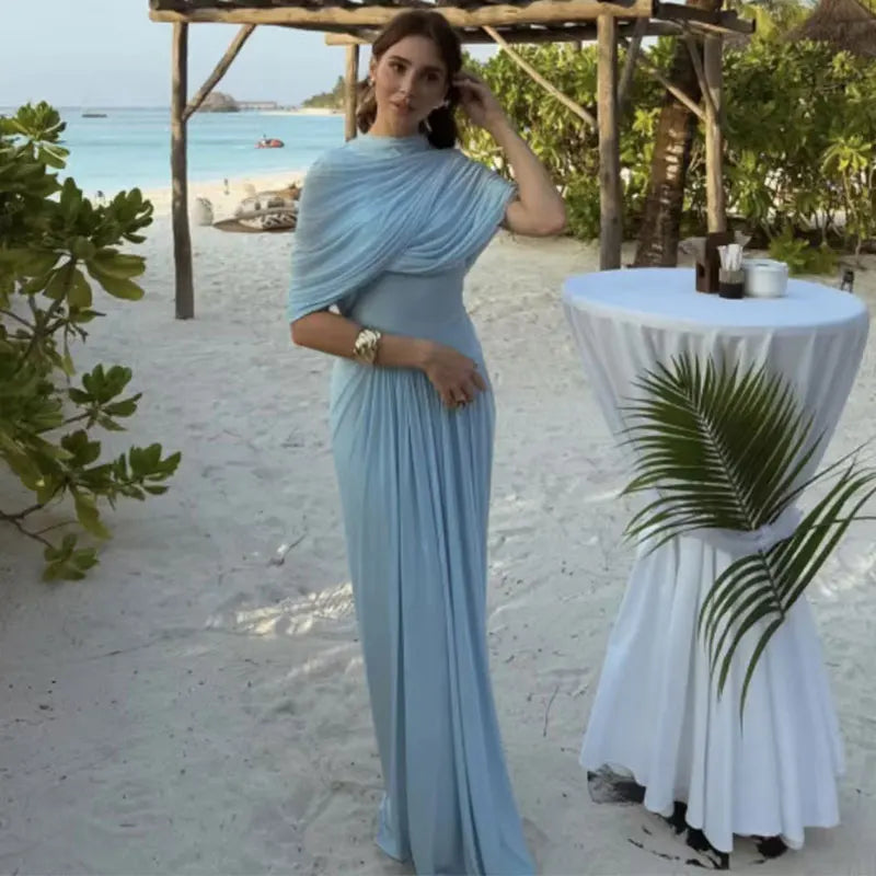 Asymmetrical Maxi Dress Women