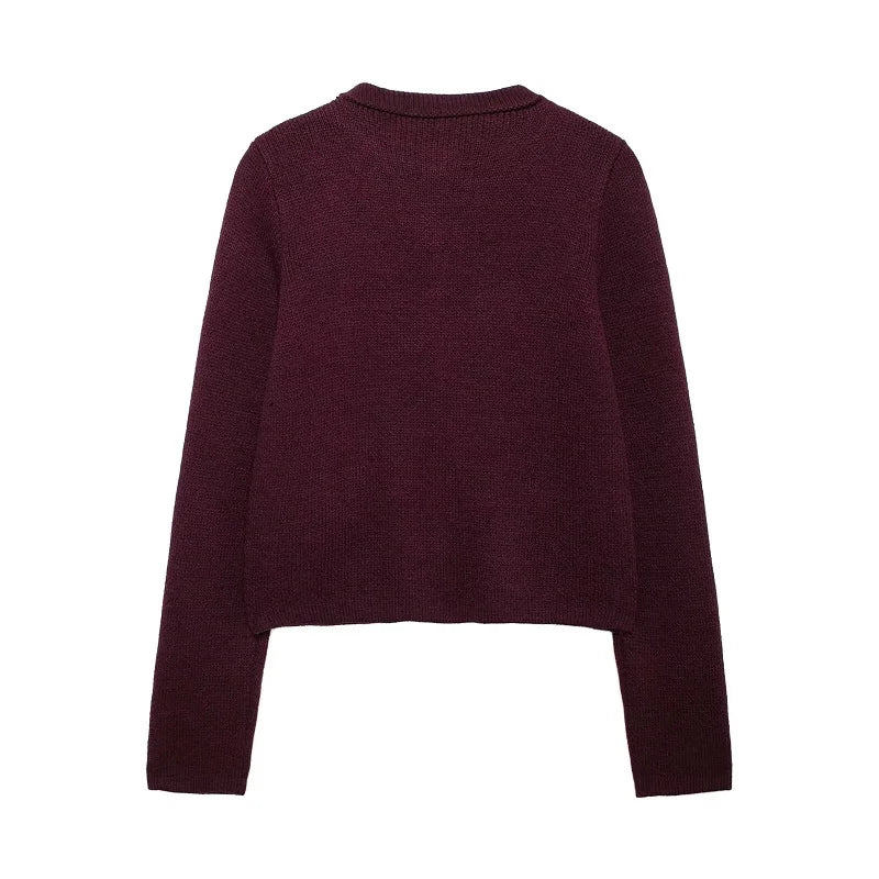 Enith Knit Cropped Cardigans