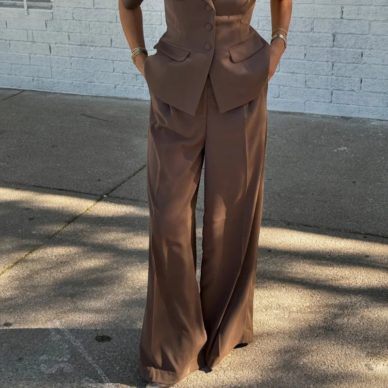 Sofi Blazer Wide Pants Set