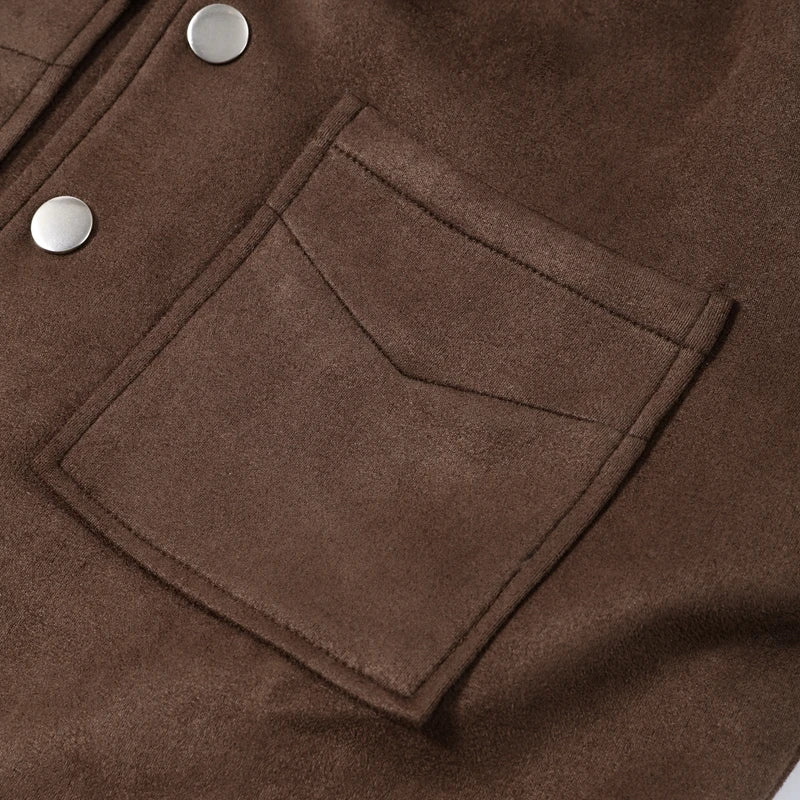 Retro Brown Suede Jackets