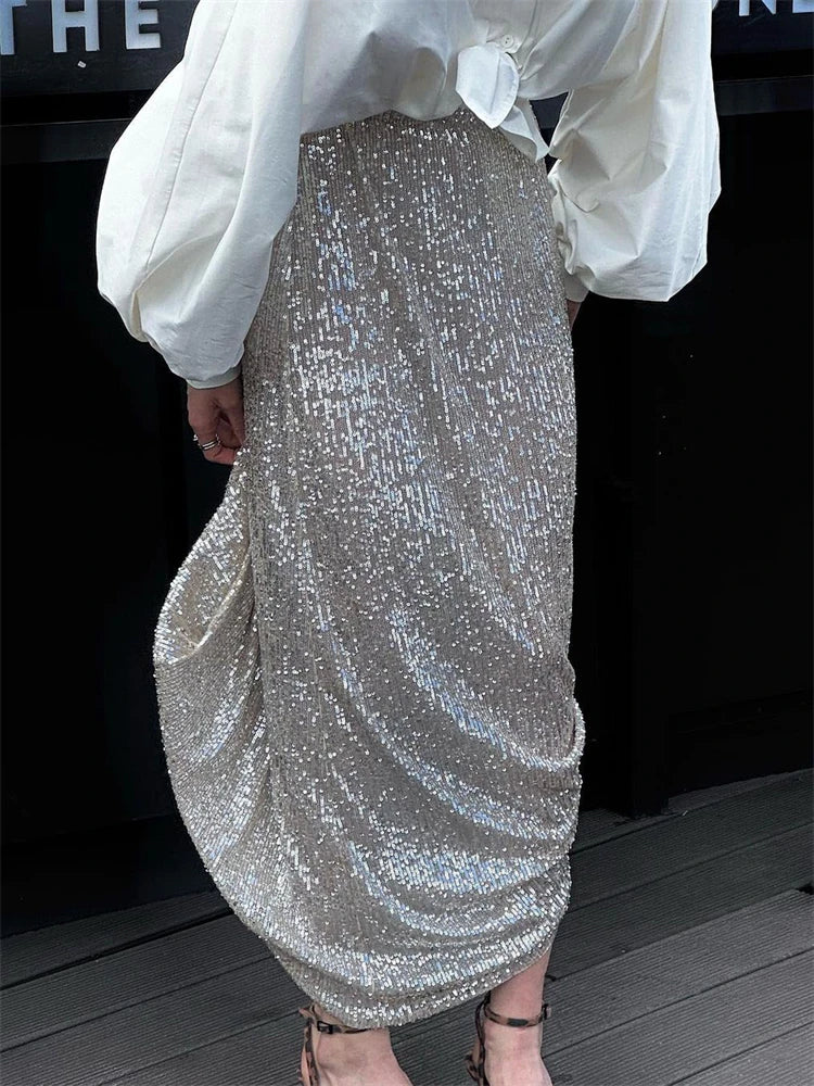 MARICIA Sequin Skirt