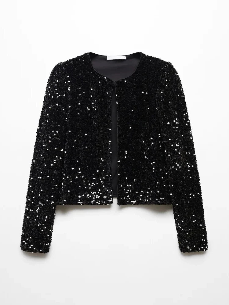 Sequin Shorts Set