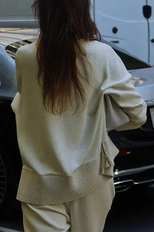 Casual Hoodie And Loose Pants