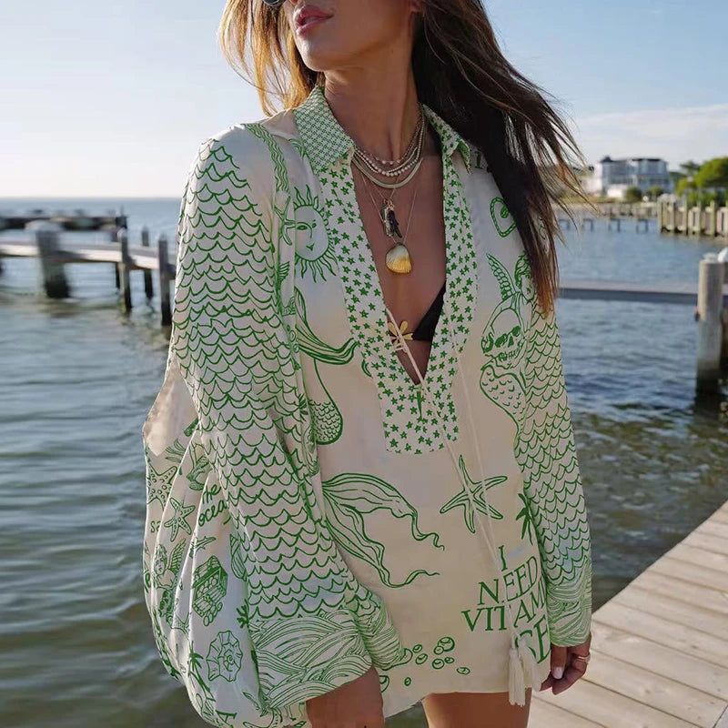 Ivon Long Sleeve Two Piece Suit