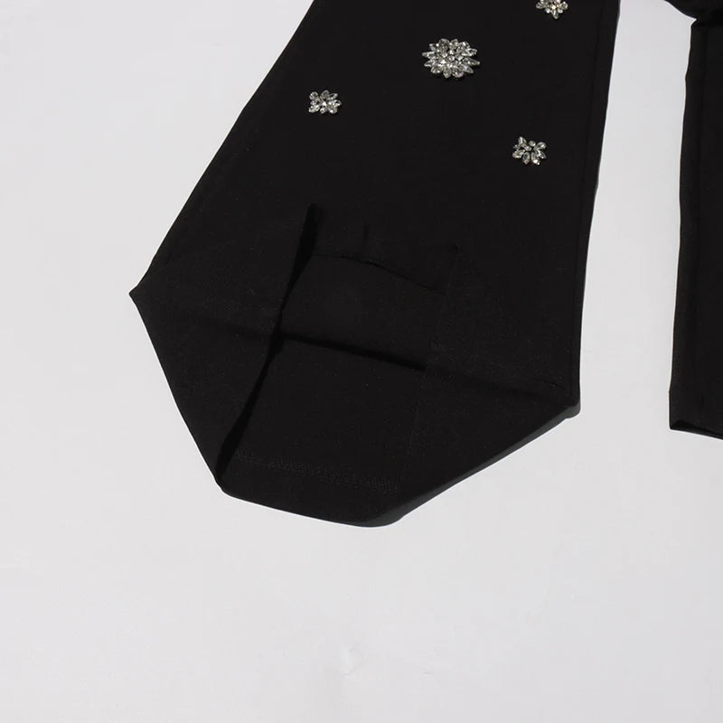 Two Piece Set with rhinestones