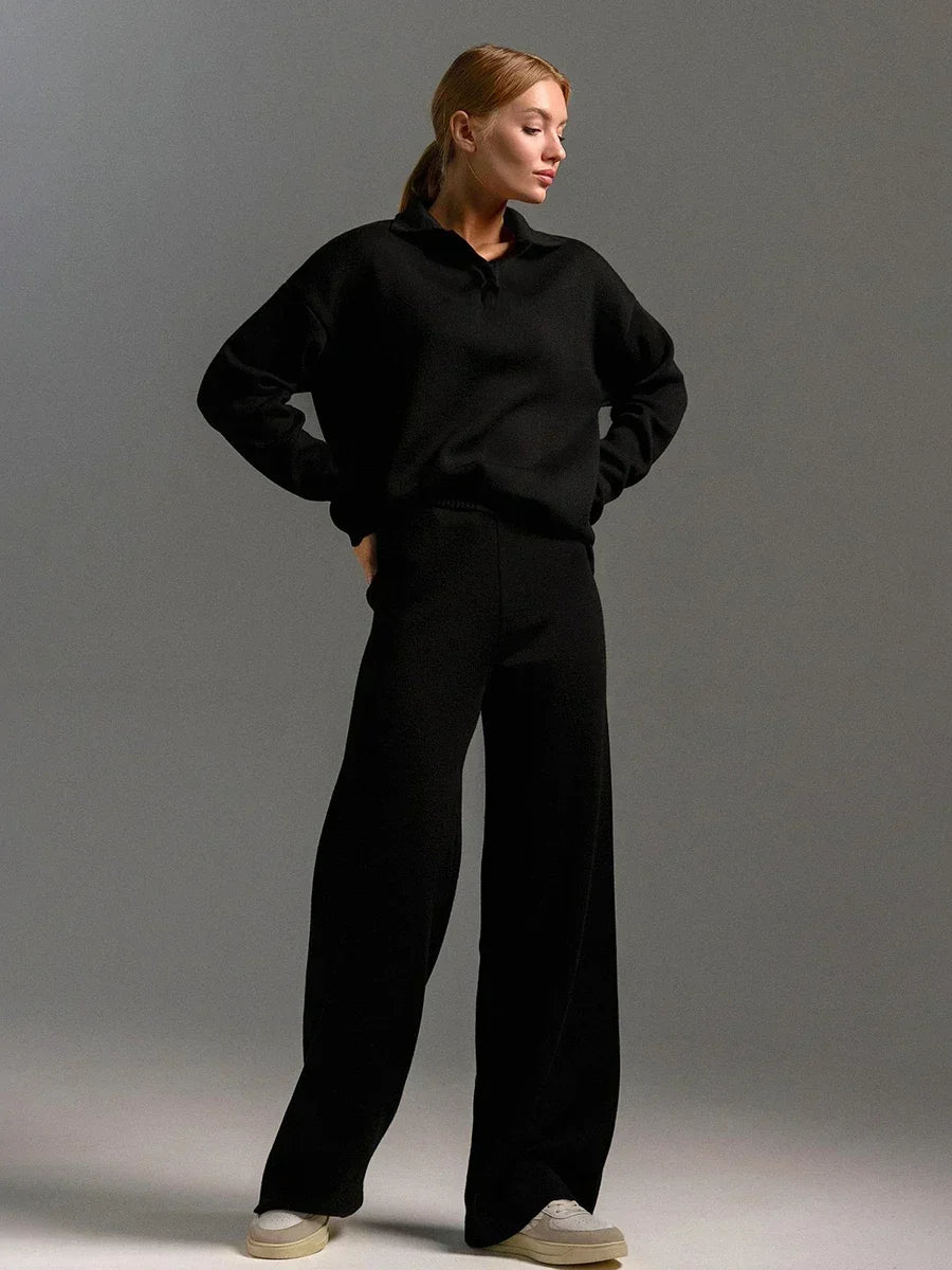 Daria Thick Knitted Suit