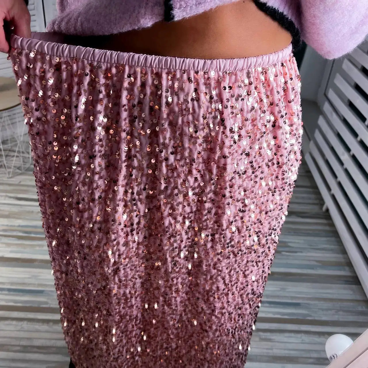 DIANA Sequined Skirt