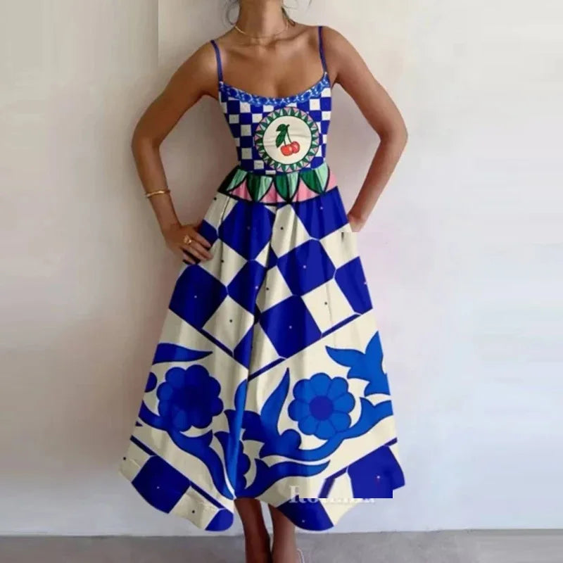 Graphic Print Dress