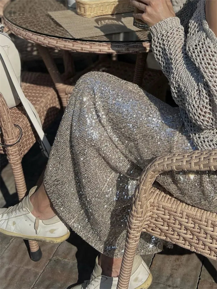 MARICIA Sequin Skirt