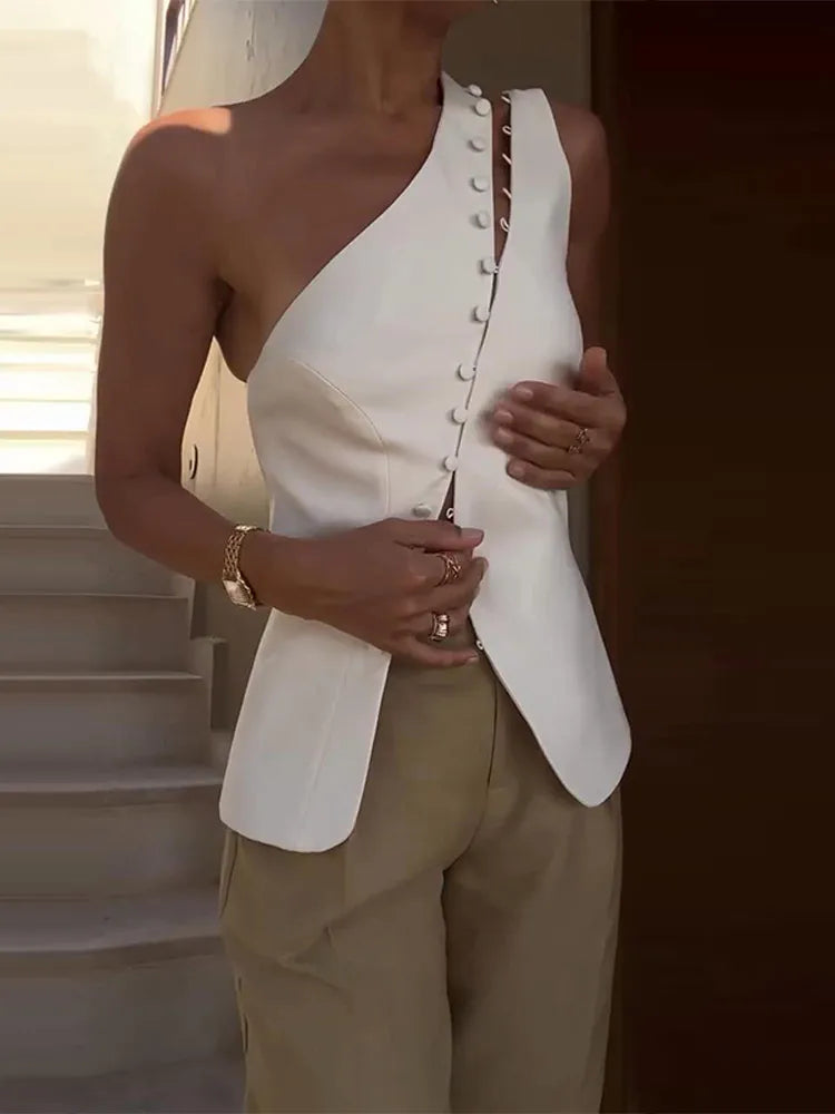 Mona Asymmetrical Vest