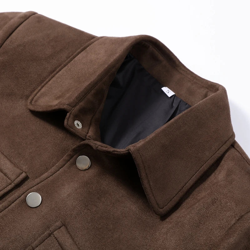 Retro Brown Suede Jackets