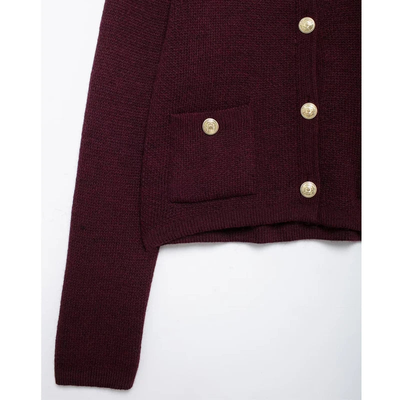 Enith Knit Cropped Cardigans