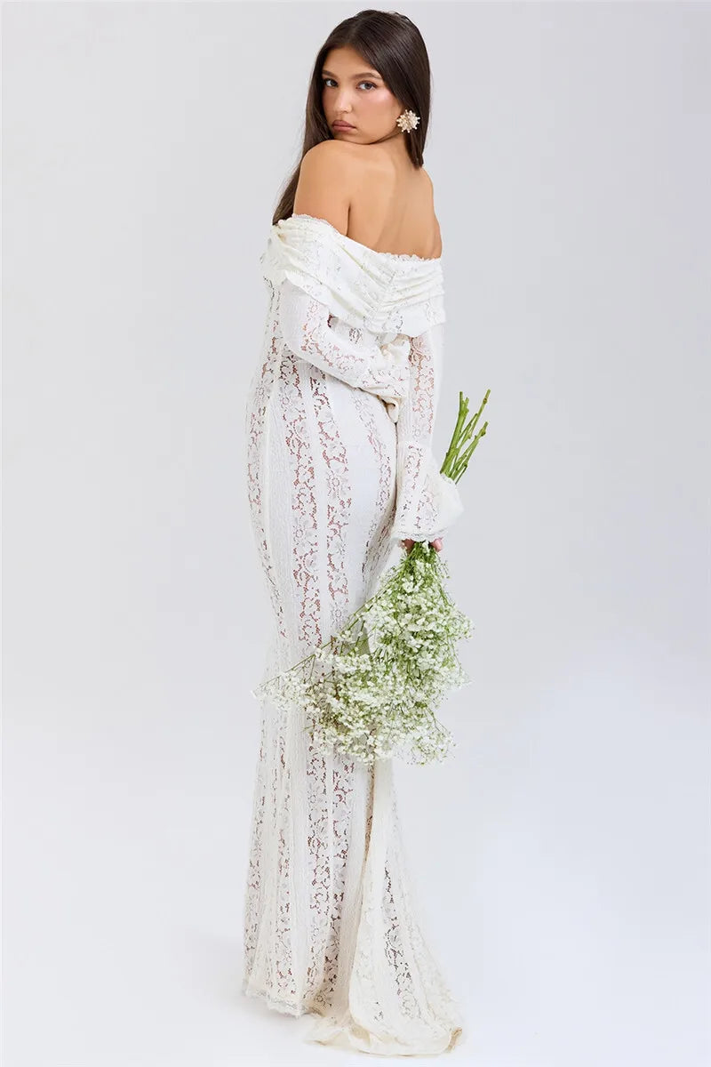 Amany Off-shoulder Maxi Dress