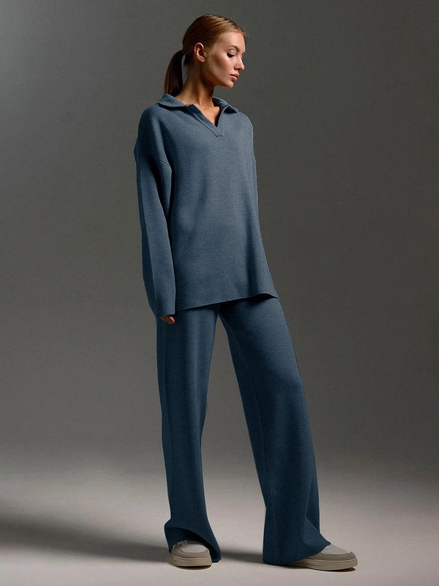 Daria Thick Knitted Suit