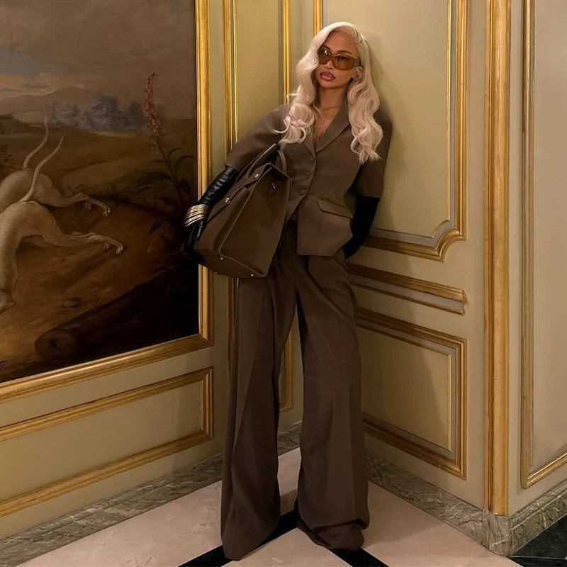 Sofi Blazer Wide Pants Set