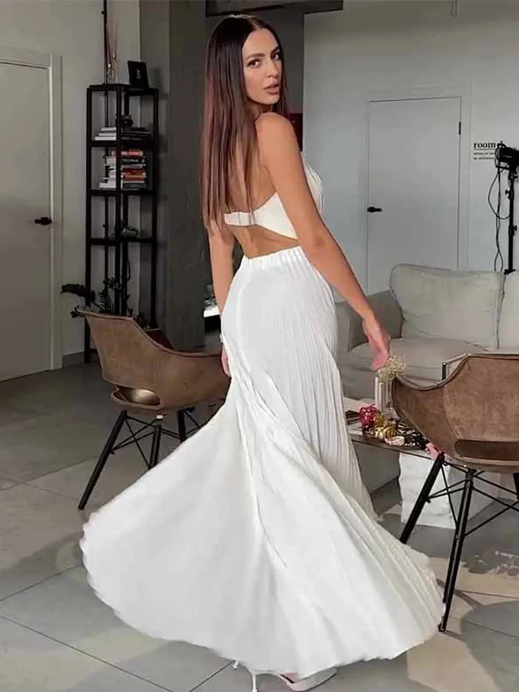strapless ankle length dress IMAN: Strapless Ankle Length Dress main image 1