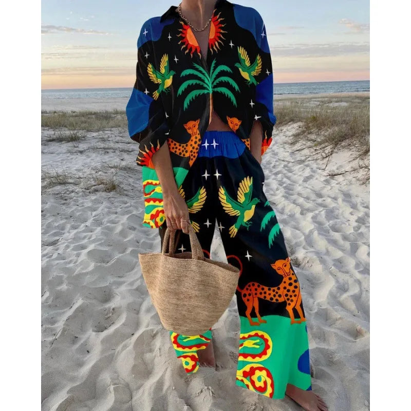 Alan Print Two Piece Set