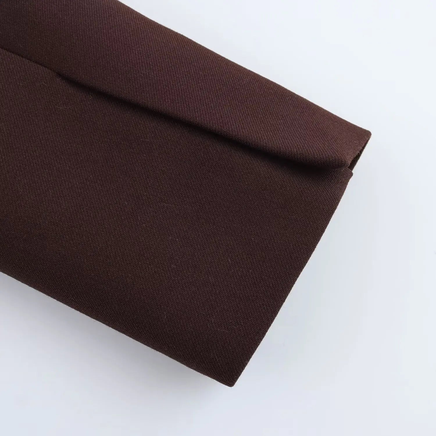 Deep Mocha Tailored Blazer Pants and Skirt Set