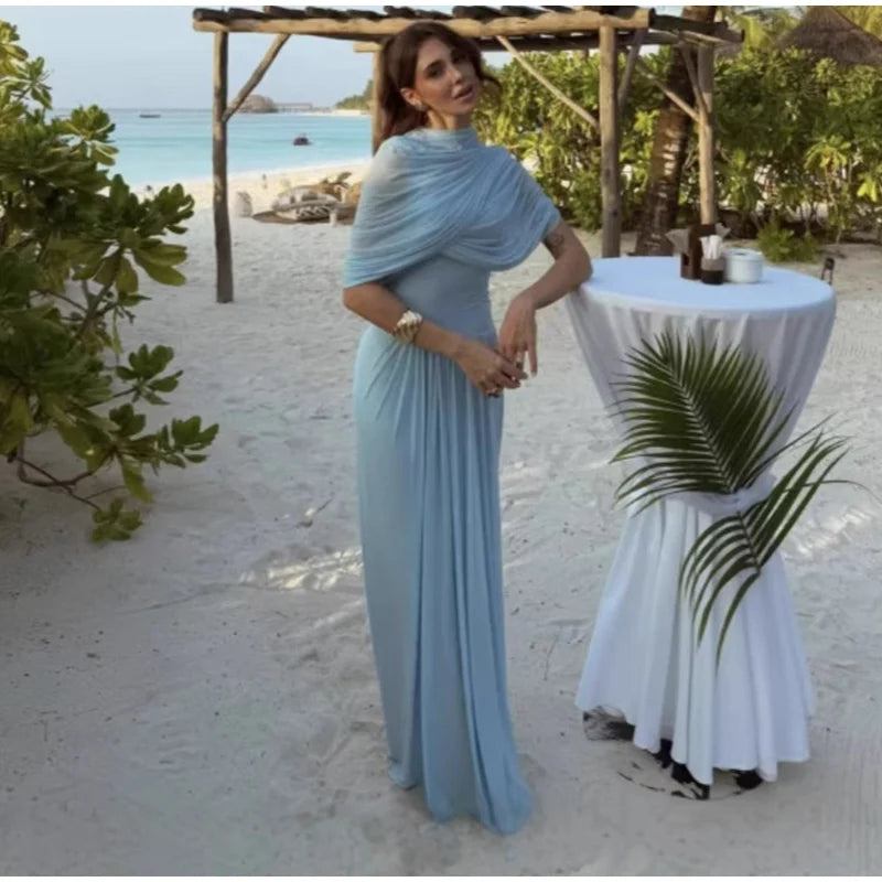 Asymmetrical Maxi Dress Women