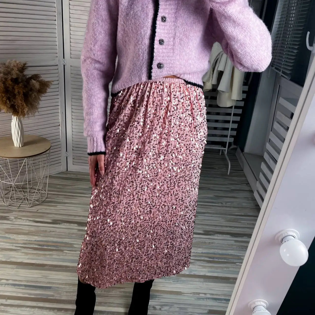 DIANA Sequined Skirt