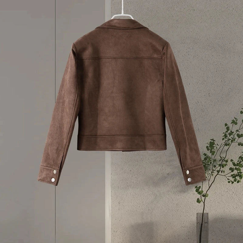Retro Brown Suede Jackets