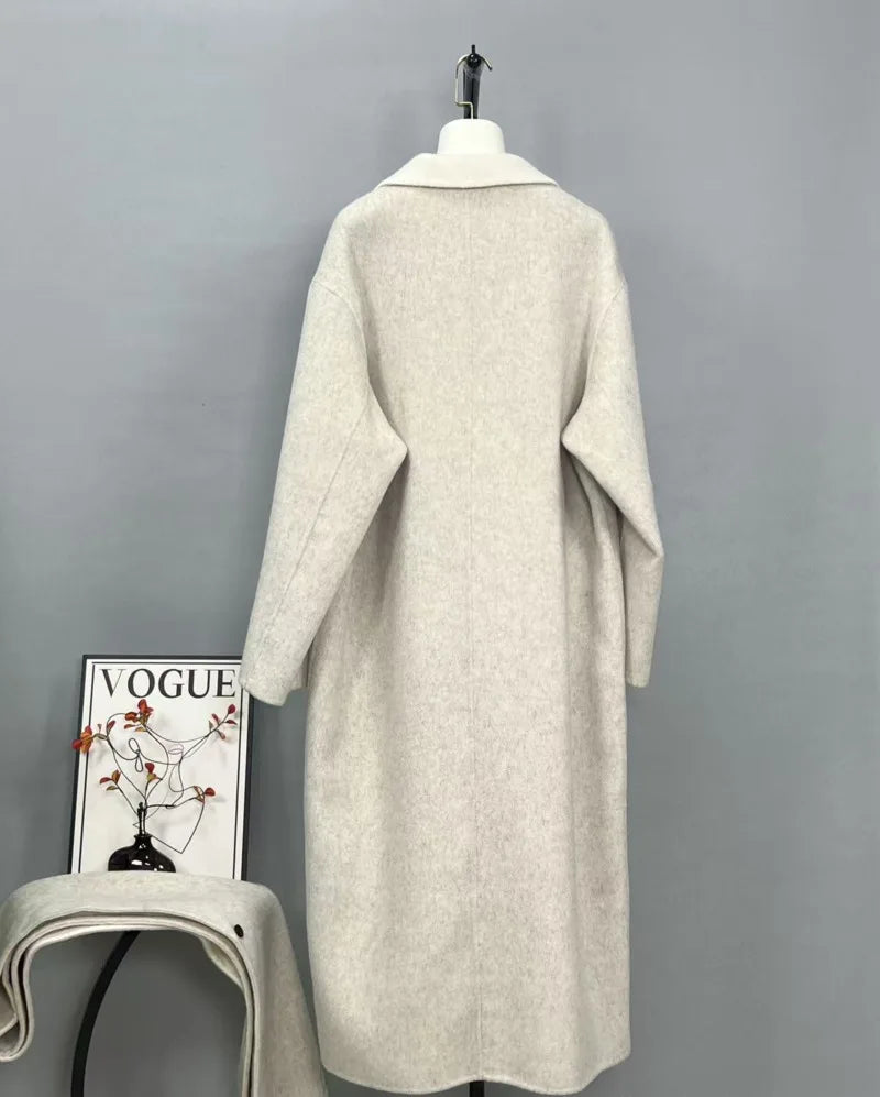 Lana Double Sided Wool Coat+Shawl