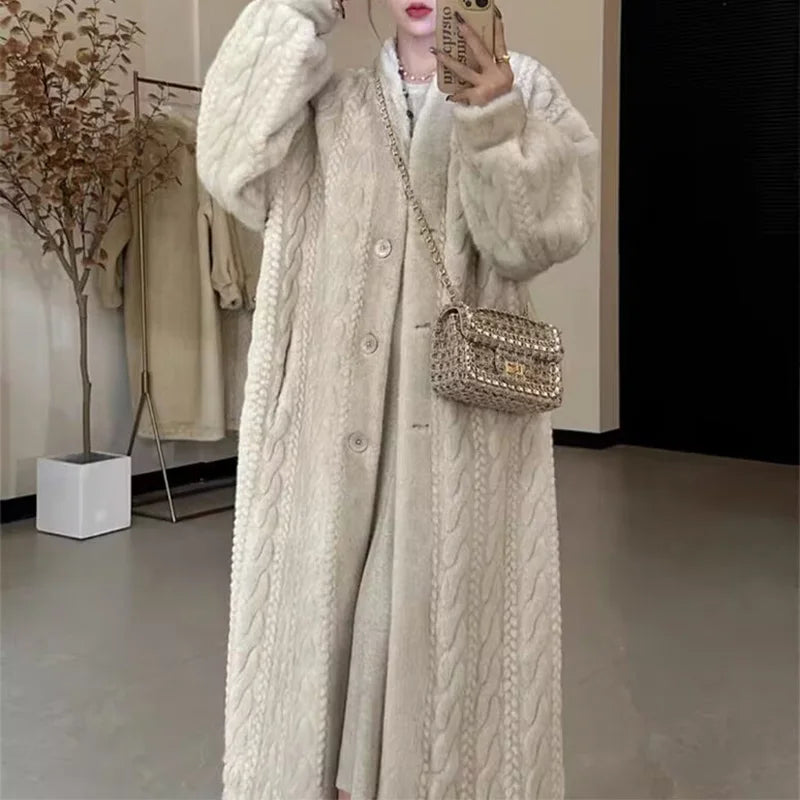 Monpell Faux Fur Coat
