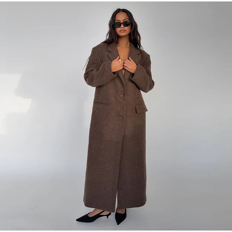 Ausra Woolen Long Coats