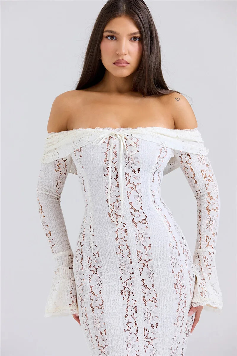 Amany Off-shoulder Maxi Dress