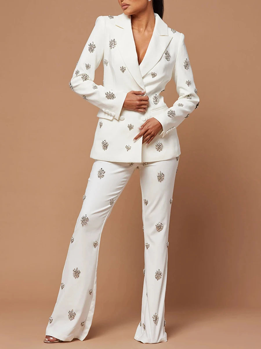 Two Piece Set with rhinestones
