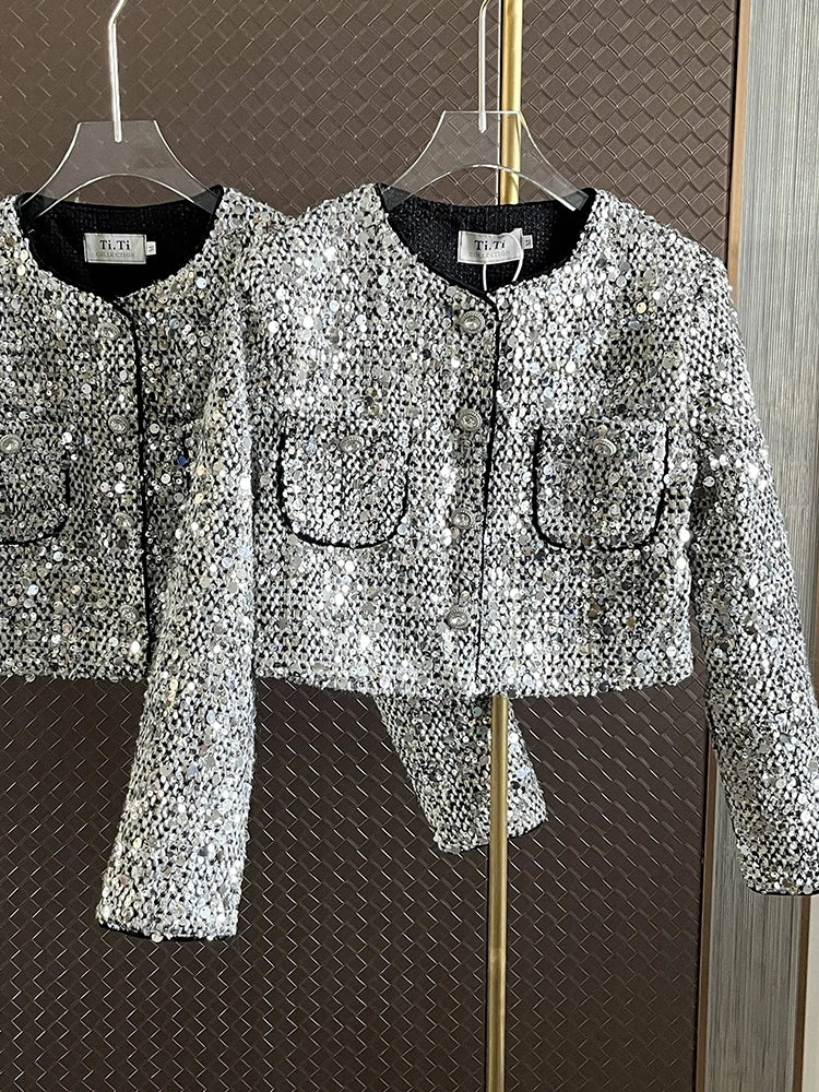 OLIN Sequin Coat