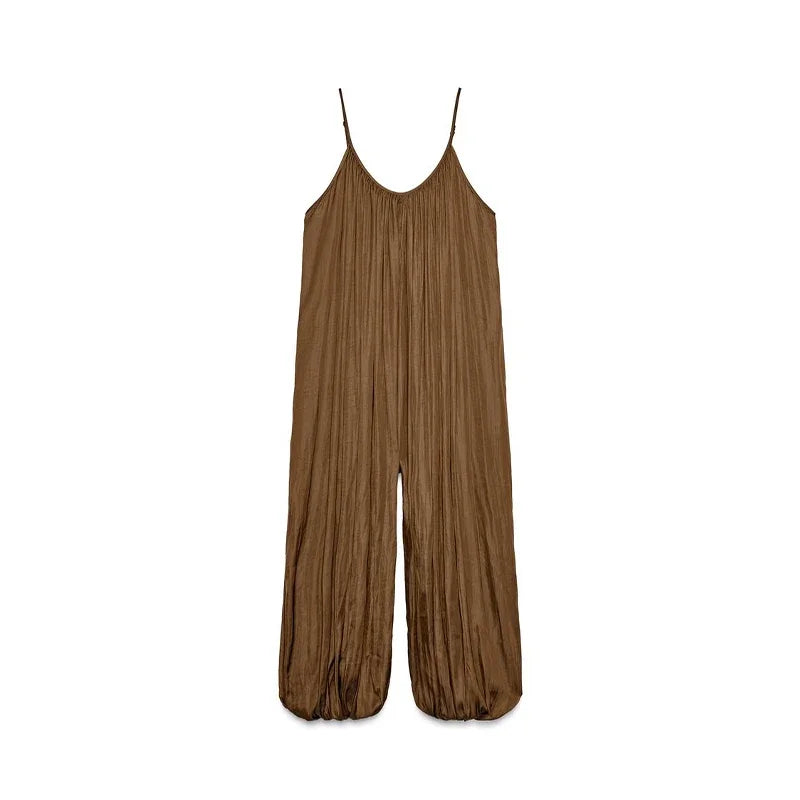 Pleated Sling Jumpsuits – Lkly Designs
