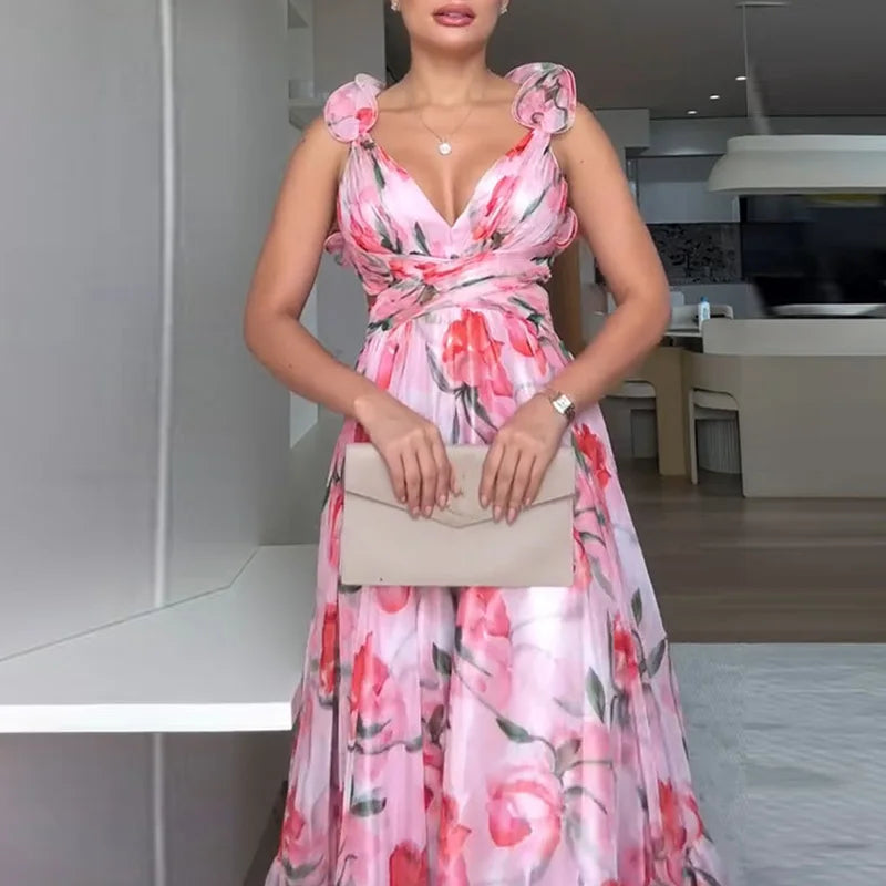 Marianella Sleeveless Backless Dress